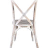 Ivory Distressed ToughWood Cross Back Chair Back CXWID-562-ZG-T