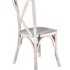 Ivory Distressed ToughWood Cross Back Chair Right1 CXWID-562-ZG-T