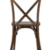 Fruitwood Resin Steel Skeleton Cross Back Chair by Chivari CXRF-STEEL-CX-T 45 6