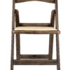 Fruitwood Resin Folding Chair with Tan Cushion CFRF-TAN-AX-T