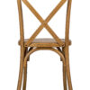 Walnut Steel Skeleton Resin Cross Back Chair CXRW-STEEL-CX-T