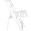 White Resin Folding Chair, Slatted Seat, 650 lbs Weight Capacity*, 2 Year Total Warranty* (Per Chair Price Shown – Sold only in Quantities of 4) CFRW-SLATTED-CX-T