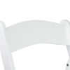 White SuperResin Folding Chair, 800 lbs Weight Capacity CFRW-AX-T