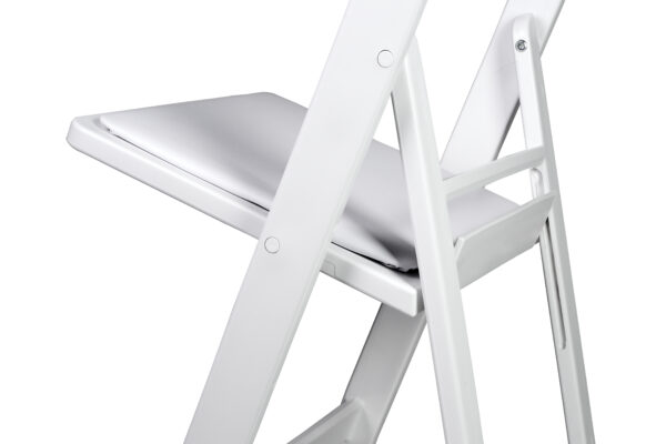 White SuperResin Folding Chair, 800 lbs Weight Capacity CFRW-AX-T