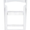 White Kids Resin Folding Chair by Chiavari, Free Extended Warranty, Stackable, UV Sun Protection, Water Proof, Anti-Rust, (Per Chair Price Shown - Sold only in Quantities of 4) CFRW-KID-AX-T