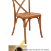 walnut resin steel skeleton crossback chair specs