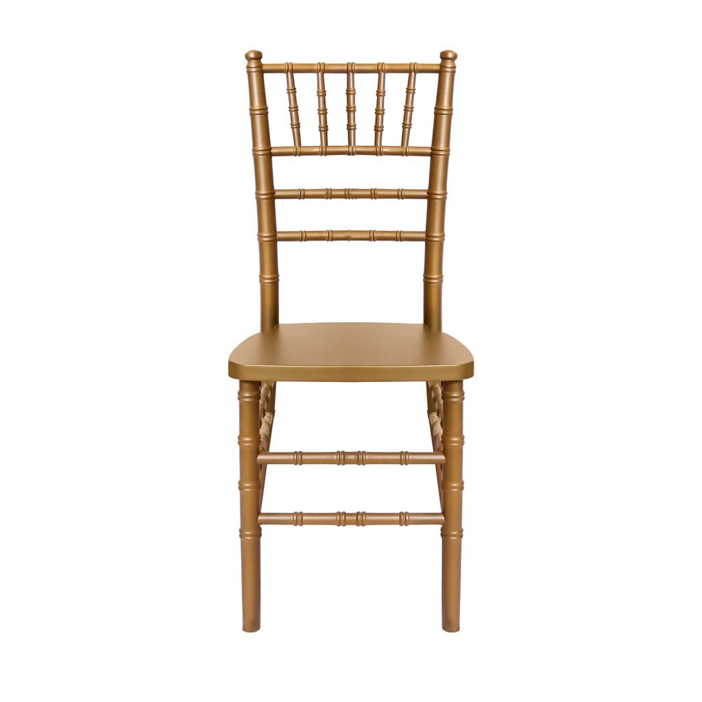 Chair Chiavari Wood Dark Gold ToughWood™ B Series CCWGD BH T Front