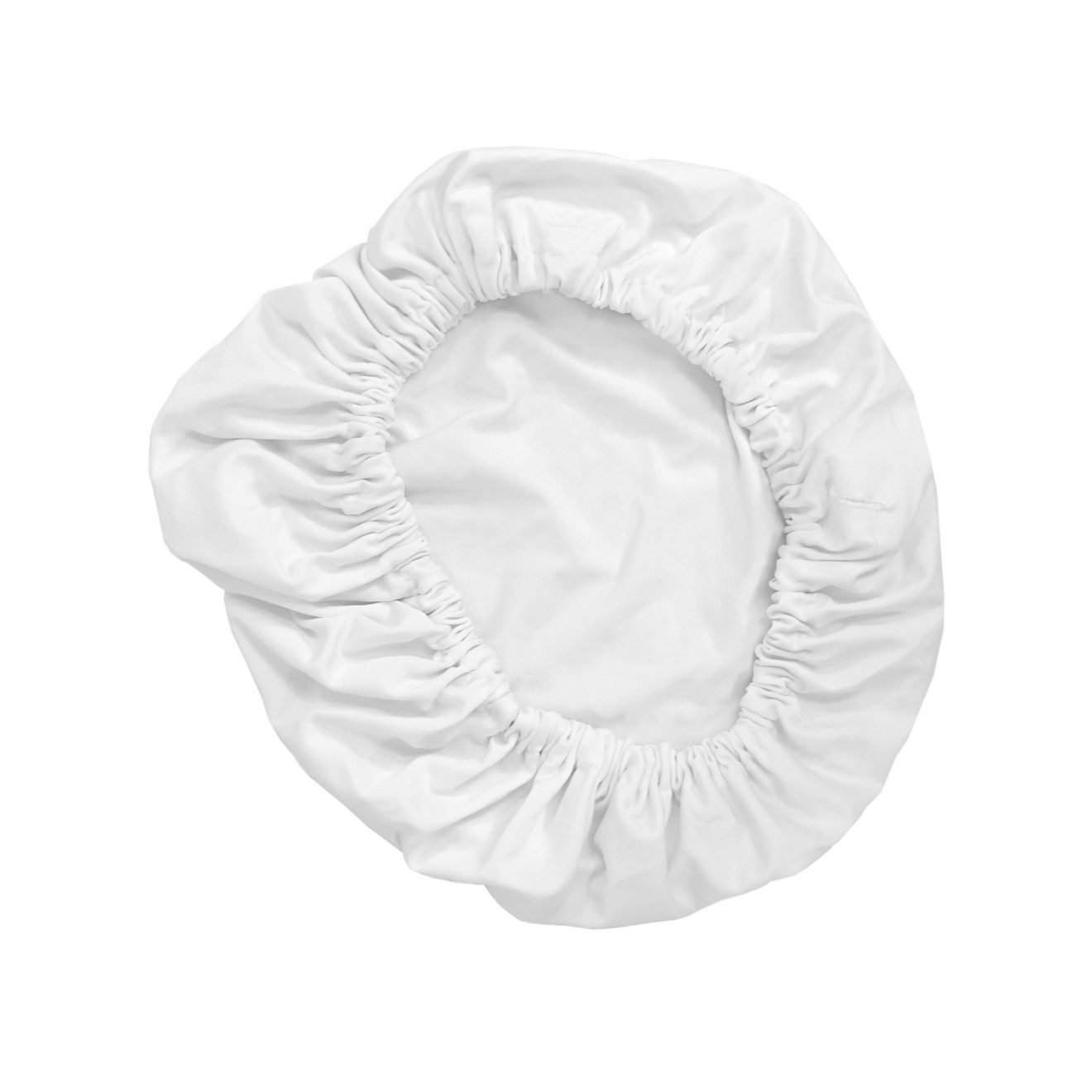 Cushion Cap for Panel Cushion Spandex White Z Series Bottom View CUSHCAPSPNDXWHI ZG T