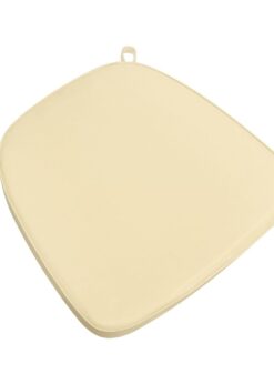 Cushion Vinyl Material Velcro Strap Ivory Color Right Angle View