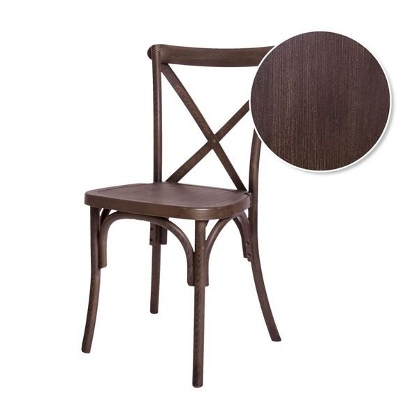 Chair Crossback Resin Fruitwood Z Series CXRF ZG T Chair Swatch