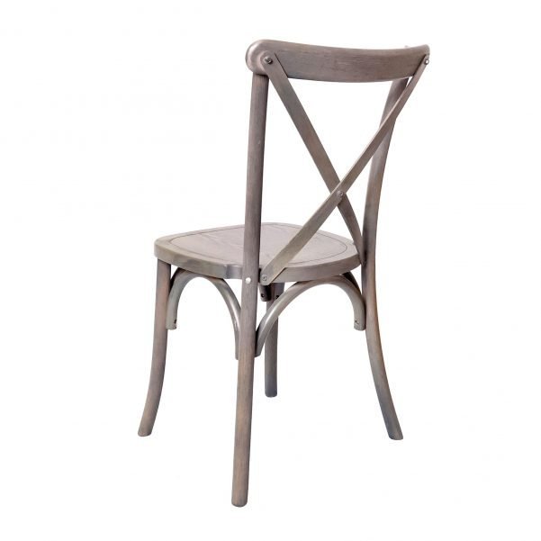 Chair Crossback Wood Driftwood Gray Z Series CXWG ZG T Back
