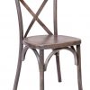 Chair Crossback Wood Fruitwood With Gray Lines Z Series PO 404 CXWF 404 ZG T Right