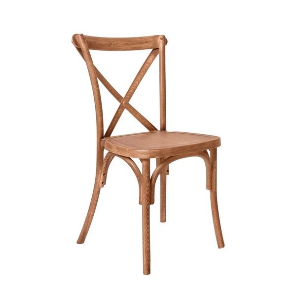 Chair Crossback Resin Chestnut Z Series CXRC ZG T Right