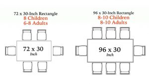 Rectangle Table Seating Chart