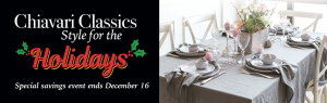 Chiavari Banner Holiday Classics Tue Dec 6