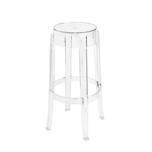 Barstool Ghost Resin Stool Clear No Back H Series BSRC NO BACK HU T Swatch