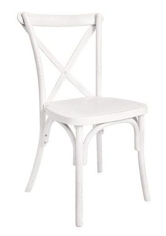 Chair Crossback Resin White Distressed Z Series CXRWD ZG T Swatch