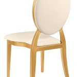 COZRGIVYIVY ZG T Chair Oz Resin Gold Frame, Ivory Vinyl Seat, Ivory Vinyl Back (Z Series) Other (2)