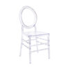 Oval Ring, Resin, Clear (Mono-Frame) ThinVisible – 48 Chairs Bundle by Chivari -Right CORRC-MONO-THIN-ZG-T-48