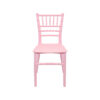 Pink Resin Children's Chiavari Chair by Chivari CCPP-KID-SG-T-5 Front