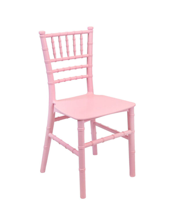 Pink Resin Children's Chiavari Chair by Chivari CCPP-KID-SG-T-5 Right