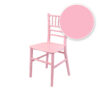 Pink Resin Children's Chiavari Chair by Chivari CCPP-KID-SG-T-5 Chair Swatch