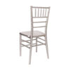 Sparkling Silver Champagne ToughResin Mono-Frame Chiavari Chair (Amazing Unique Color) by Chivari CCRCHSSP-MONO-AX-T Side