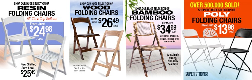 Chiavari BANNER Tuesday SEPT 12 Folding Chairs