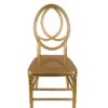 Gold Resin Infinity Chair Front by Chivari CIRG-ZG-T