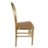 Gold Resin Infinity Chair Right by Chivari CIRG-ZG-T