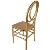 Gold Resin Infinity Chair Left Back by Chivari CIRG-ZG-T