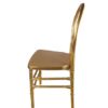 Gold Resin Infinity Chair Left by Chivari CIRG-ZG-T