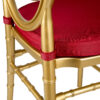 Detail Shot Gold ToughResin Infinity Chair CIRG-ZG-T