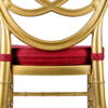 Detail Shot Gold ToughResin Infinity Chair CIRG-ZG-T