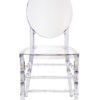 Clear Resin ProClear Solid Oval Chair CORSC-ZG-T 2