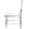 Clear Resin ProClear Solid Oval Chair CORSC-ZG-T 4