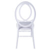 White Infinity Chair back CIRW-ZG-T