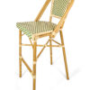 Ivory & Green Bistro Barstool Armless Left1 BBPW-AX-T