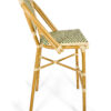 Ivory & Green Bistro Barstool Armless Right BBPW-AX-T