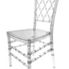 Diamond Resin Clear Chiavari Chair by Chivari Left 45 CDRC-ZG