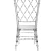 Diamond Resin Clear Chiavari Chair by Chivari Back CDRC-ZG