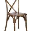 Fruitwood ToughWood Cross Back Chair by Chivari CXWF-AX-T