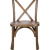 Fruitwood ToughWood Cross Back Chair by Chivari CXWF-AX-T