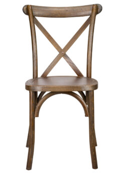 Fruitwood ToughWood Cross Back Chair by Chivari CXWF-AX-T