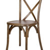 Fruitwood ToughWood Cross Back Chair by Chivari CXWF-AX-T