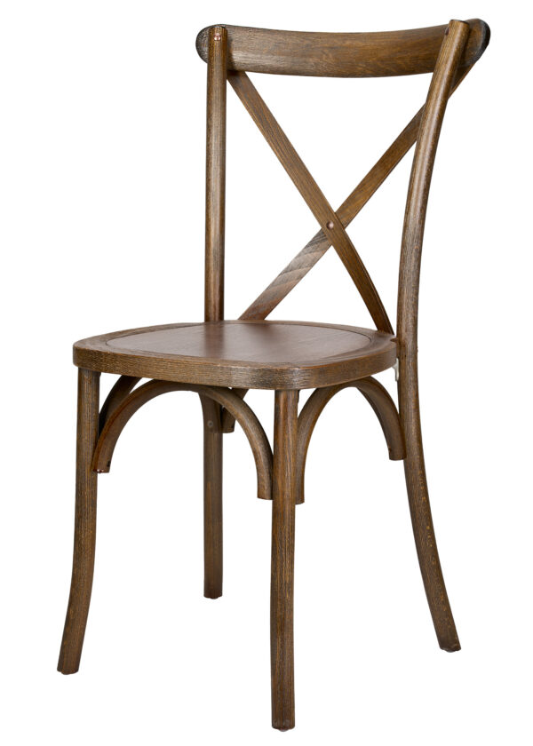 Fruitwood ToughWood Cross Back Chair by Chivari CXWF-AX-T