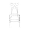 Chameleon Resin Clear Chiavari Chair by Chivari Front CCMRC-ZG-T