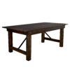 Fruitwood 6 Foot (72″ x 40″) Rectangle Farmhouse Table TFARMRT7240-FRTWOOD-S-LEG-AX-T