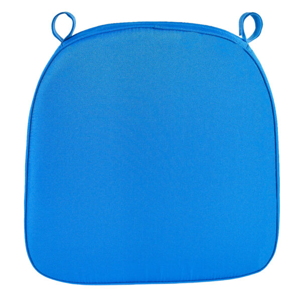 Blue Velcro Strap Cushion by Chivari