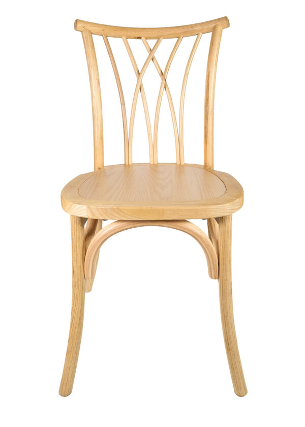 Natural Willow Chiavari Chair by Chivari Front CWWN-AX-T